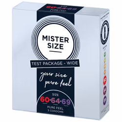 MISTER SIZE Test Package Wide 3 pièce(s) Lisse