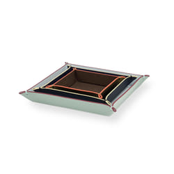 REMEMBER AS01 Compartiment de rangement Rectangulaire Simili-cuir Bleu, Vert, Blanc