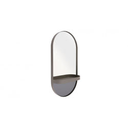REMEMBER XWS03 miroir mural Ovale Taupe