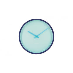 REMEMBER Aqua Horloge à quartz Rond Couleur aqua, Bleu