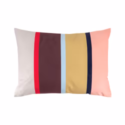 REMEMBER Zaza wide, Multicolore, Rectangulaire, Polyester, Coussin décoratif