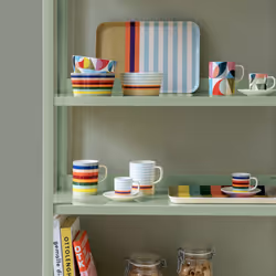 REMEMBER Lorenzo Plateau de service classique Rectangle Multicolore