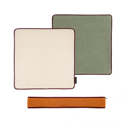 REMEMBER KI13 Beige, Vert, Orange Coussin de chaise