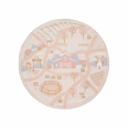 Toddlekind 4260620338150 Tapis pour salle de jeux Multicolore Coton, Polyester Rond