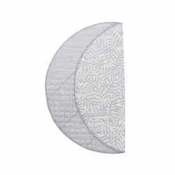 Toddlekind 4260620339126 Tapis pour salle de jeux Gris Coton, Polyester Rond