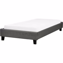 Lit une place. Profitez d'une nuit de sommeil paisible avec ce cadre de lit minimaliste. Son design moderne et universel s'in ...