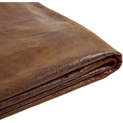 Revêtement Cadre de Lit en Cuir pu Marron 160 x 200 cm pour Style Glamour ou Classique Beliani