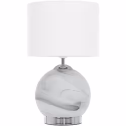 Lampe de chevet glamour. Ajoutez une touche de glamour avec cette lampe d'ambiance de table à la fois simple et élégante. Dot ...