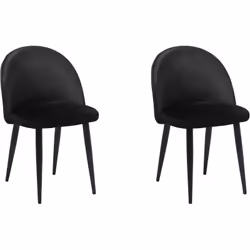 Lot de 2 chaises de salle à manger modernes et élégantes. Cet ensemble de 2 chaises de salle à manger sera du plus bel effet  ...
