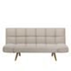 Canapé clic-clac beige INGARO - BELIANI - Convertible - Style scandinave et moderne - Accoudoirs réglables