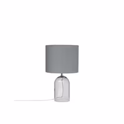 Beliani - Lampe à poser en verre transparent/gris DEVOLL