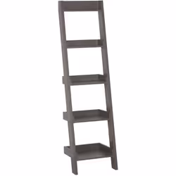Étagère échelle 5 niveaux en MDF. Cette étagère grise en forme d'échelle est un meuble petit mais excellent et pratique pour  ...