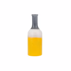 Beliani - Vase décoratif jaune blanc et gris LARNACA