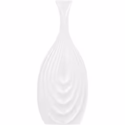 Vase décoratif blanc en céramique 39 cm. Ce vase décoratif égayera instantanément n'importe quelle pièce grâce à son design d ...