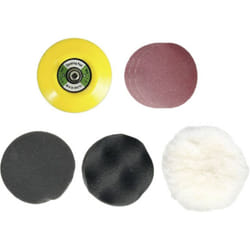 7PMZ08 Set d'accessoires éponges de polissage /disques de ponçage 75 mm - Kunzer