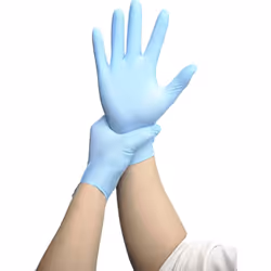 Informations techniques Couleur : bleu Matériau (Dos du gant) : Nitrile Matériau (paume) : Nitrile Matériau (pour titre uniqu ...