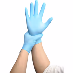 Informations techniques Couleur : bleu Matériau (Dos du gant) : Nitrile Matériau (paume) : Nitrile Matériau (pour titre uniqu ...