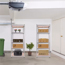 Arebos Etagère lourde 180x75x45cm 875kg - 2 pièces