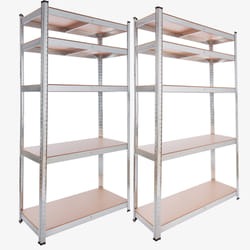 Arebos Etagère lourde 180x90x40cm 875kg 2 pièces