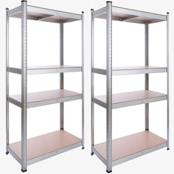 Arebos Etagère lourde 160x80x40cm 320kg 2 pièces