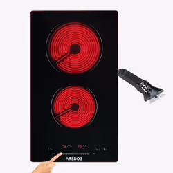Arebos AR-HE-GK2N, Noir, 295 mm, 510 mm, 65 mm, 6 kg