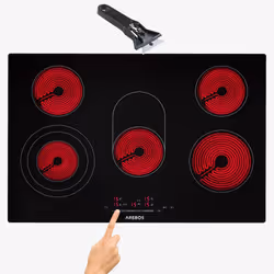 Arebos AR-HE-GK5N, Noir, 520 mm, 520 mm, 50 mm, 14 kg