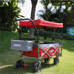 Arebos Chariot premium - avec toit