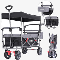 Arebos Chariot premium - avec toit
