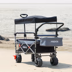 Arebos Chariot luxe - avec toit