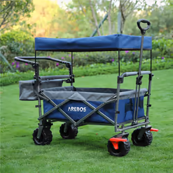 Arebos Chariot luxe - avec toit