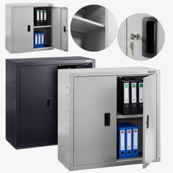 Arebos Armoire de bureau 90cm
