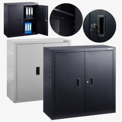 Arebos Armoire de bureau 90cm