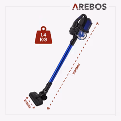 Arebos 4260627423972 aspirateur de table Bleu