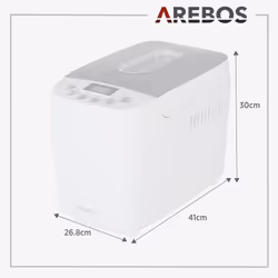Arebos AR-HE-BBA1500 machine à pain Blanc - Vue supplémentaire 6