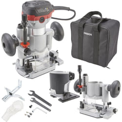 Arebos - Défonceuse électrique Machine à Fraiser 710 w Sac à outils Fraiseuse à bois Routeur à bois
