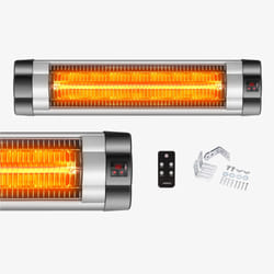 Arebos 4260627424252 appareil de chauffage Argent