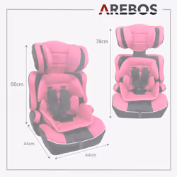 Arebos 4260627424337 siège-auto bébé Rose