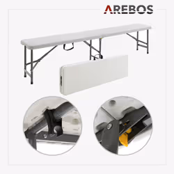 Arebos Ensemble de bancs et table
