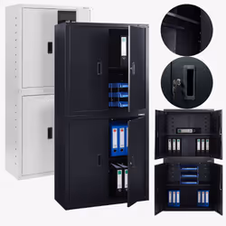 Arebos Armoire de bureau 180cm