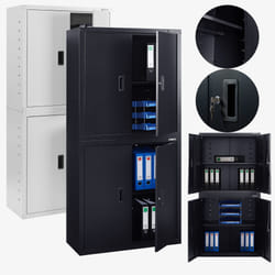Arebos Armoire de bureau 180cm