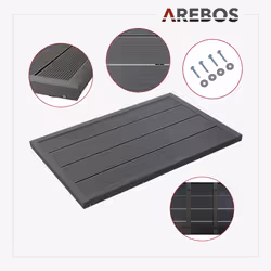 Arebos AR-HE-BP système de douche Anthracite