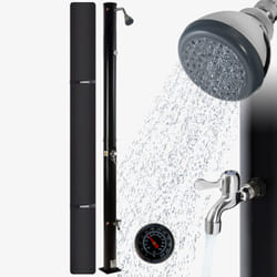 Arebos AR-HE-SD20LF système de douche Noir