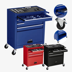 Arebos 4260627427444 chariot de service Bleu