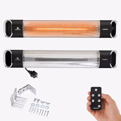 Arebos 4260627427659, IP65, Noir, Aluminium, 852 mm, 100 mm, 130 mm