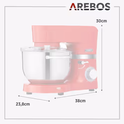 Arebos 4260627427802 robot de cuisine Rouge