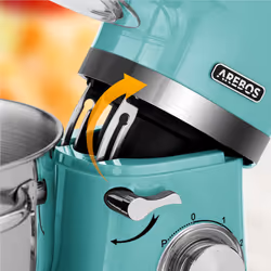 Arebos 4260627427826 robot de cuisine Turquoise - Vue supplémentaire 5