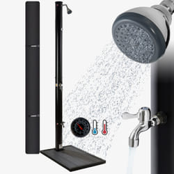Arebos AR-HE-SD20LF-BA système de douche Noir