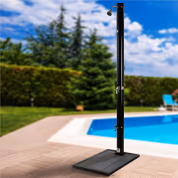 Arebos AR-HE-SD20LF-BA système de douche Noir