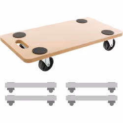 Description générale Les chariots roulants AREBOS sont conçus pour faciliter le transport d'objets encombrants tels que des m ...