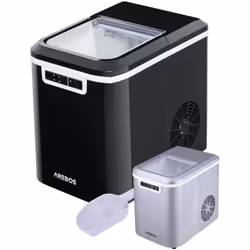 Description générale La machine à glaçons AREBOS de 2,2 litres est idéale pour ceux qui manquent souvent de glaçons lors de r ...